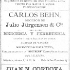 El Comercio en Guadalajara: Anuncios de 1888