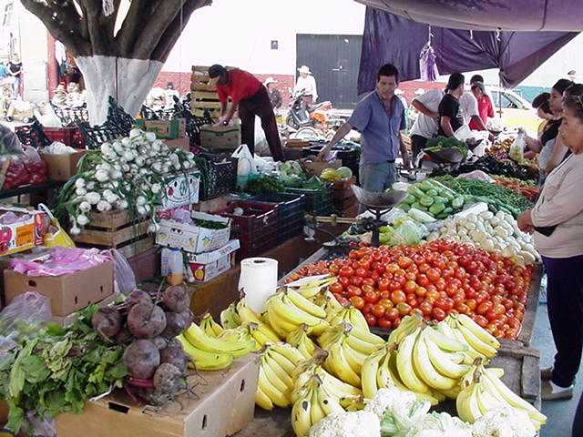 Tianguis en Jocotepec, Jalisco